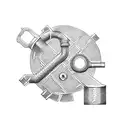 Incorporate plumbing tools like wrenches and pipes into a minimalist design tattoo design idea