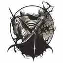 Nazgul and Sauron tattoo design idea