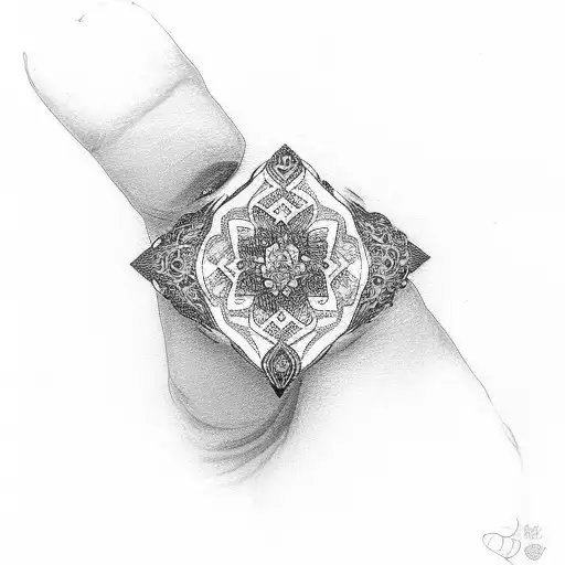 wedding ring finger tattoo tattoo design idea