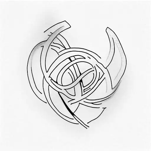 wedding ring tattoo design idea