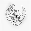wedding ring tattoo design idea