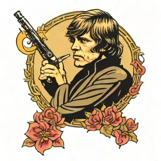 luke skywalker tattoo design idea