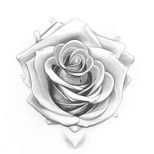 memorial rose tattooe tattoo design idea