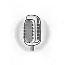 microphone  tattoo design idea