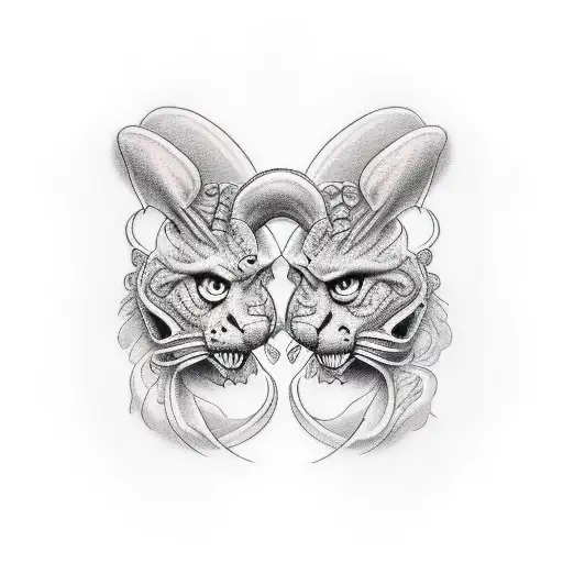 dad and son tattoo design idea