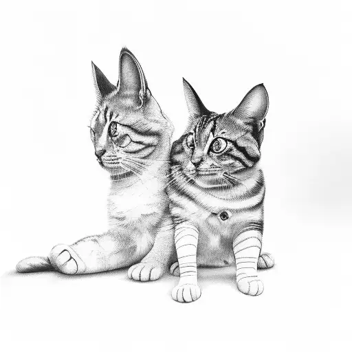 dad and son tattoo design idea