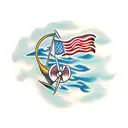 dad and son tattoo design idea