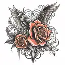 Once in a lifetime, you meet someone who changes, but sometimes have to let go of the love you couldnt keep  tattoo design idea