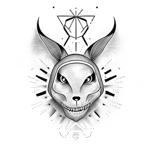 Incorporate symbols from donnie darko movie and the metamorphosis book tattoo design idea