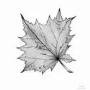 Maple Leaf tattoo design idea
