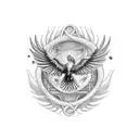 phoenix with scorpio tattoo design idea