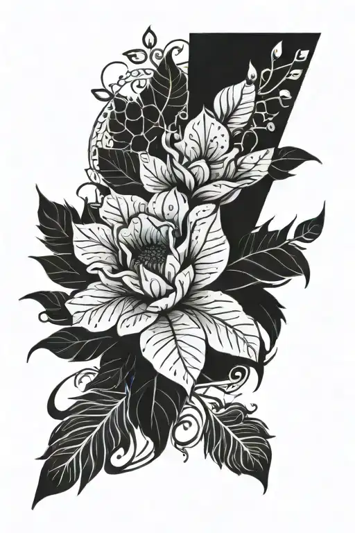 outdoors arm sleeve tattoo design idea