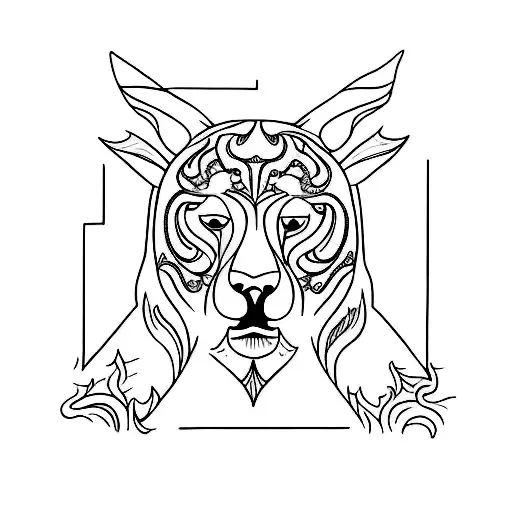 karma is real tattoo design idea