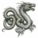 basilisk tattoo design idea