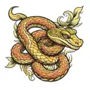 Snake tattoo design idea