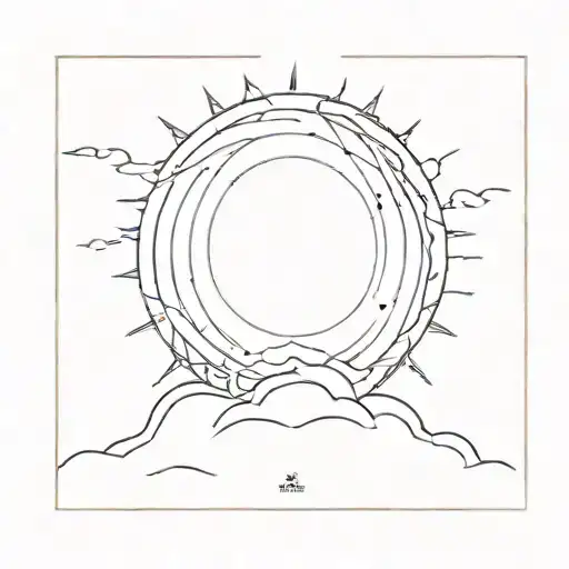 The sun will rise and we will try again tattoo design idea