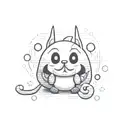 Guppy the Cat (from The Binding of Isaac) tattoo design idea