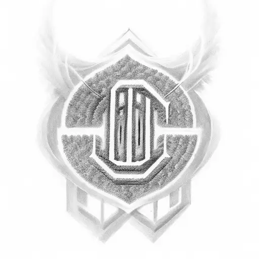 A tattoo design combining the Ohio State football logo with musical notes tattoo design idea