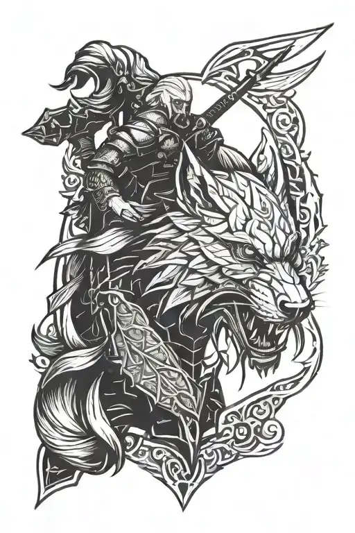 witcher  tattoo design idea