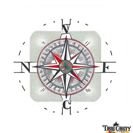 trophy compass grapes casino north canada tattoo design idea