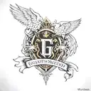 tattoo design with symbolism for two sons and a father one name Grayson and the other Gryffin  tattoo design idea
