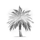 Palm Tree tattoo design idea