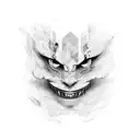 two-faced tattoo design idea