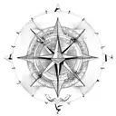 freemason square and compass tattoo design idea