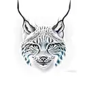 lynx tattoo design idea