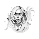 lady gaga marry the night tattoo design idea