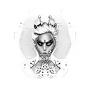 lady gaga marry the night tattoo design idea