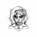 lady gaga marry the night tattoo design idea