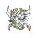 jimmy buffett fins tattoo design idea