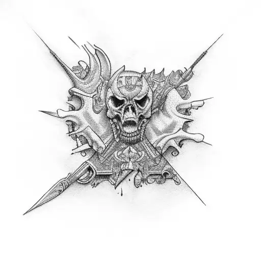 One word "#TeamMcDiaz" tattoo design idea