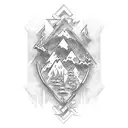 One word "#TeamMcDiaz" tattoo design idea