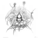 velaris from a court of thorns and roses  tattoo design idea