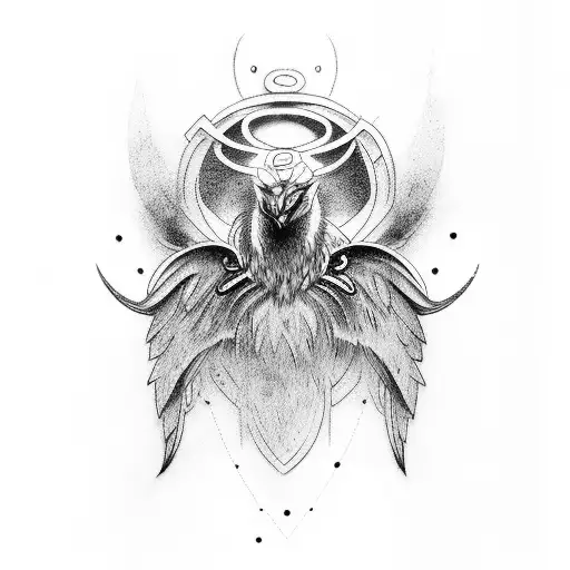 norse mythology  huginn and muninn  tattoo design idea