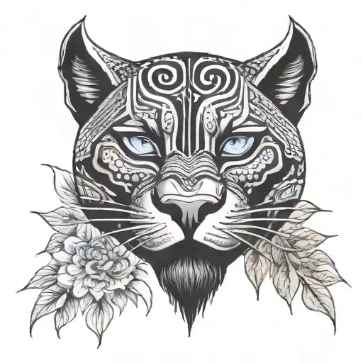 marvel black panther eyes tattoo design idea