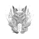 kidult tattoo design idea