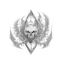 kidult tattoo design idea