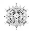 Celestial pharmacy tattoo design idea