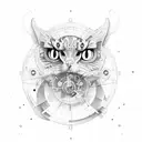 telescopes  tattoo design idea