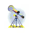 telescope  tattoo design idea