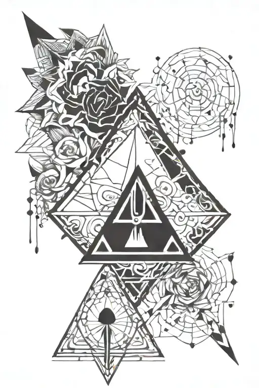 I want something that's abstract and symbolizes individuality, power, and leadership, and positivity. I want the Ace of  tattoo design idea