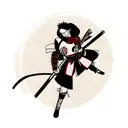 ronin samurai  tattoo design idea