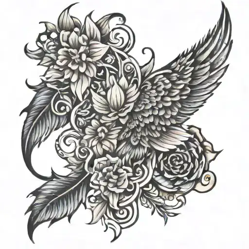 4 blocks tattoo design idea