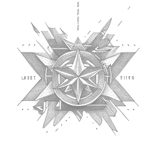 North Star, I lead tattoo design idea