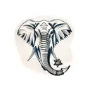 War Elephant  tattoo design idea