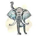 War Elephant  tattoo design idea