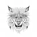 A roaring lion with a mane shaped like a lone wolf, surrounded by clock gears seamlessly woven into the mane symbolizing the battle against time, in blackwork style tattoo design idea